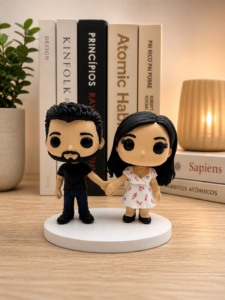 Funko Pop Personalizado Casal Dia dos Namorados